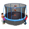 Trainor Sports 13' Round Trampoline and Enclosure Combo with Steel Flex and Flashzone System