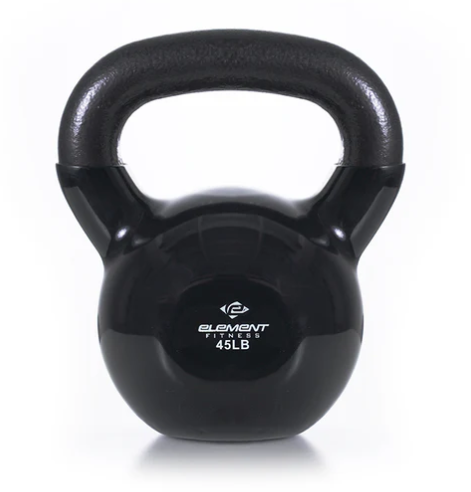 Kettlebell Vinyle 15 Lb (6,8 Kg) Rose : Pour Musculation Et Cardio à La Maison