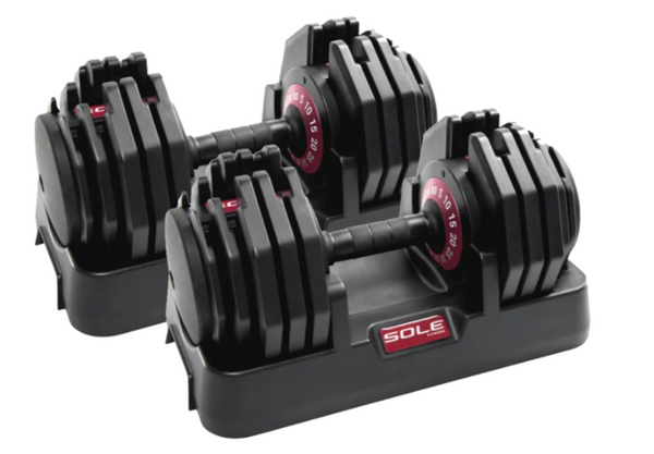 Sole SW180 Adjustable Dumbbell Set (2 x 80lb) **NEW**