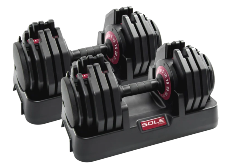 Sole SW180 Adjustable Dumbbell Set (2 x 80lb) **NEW**