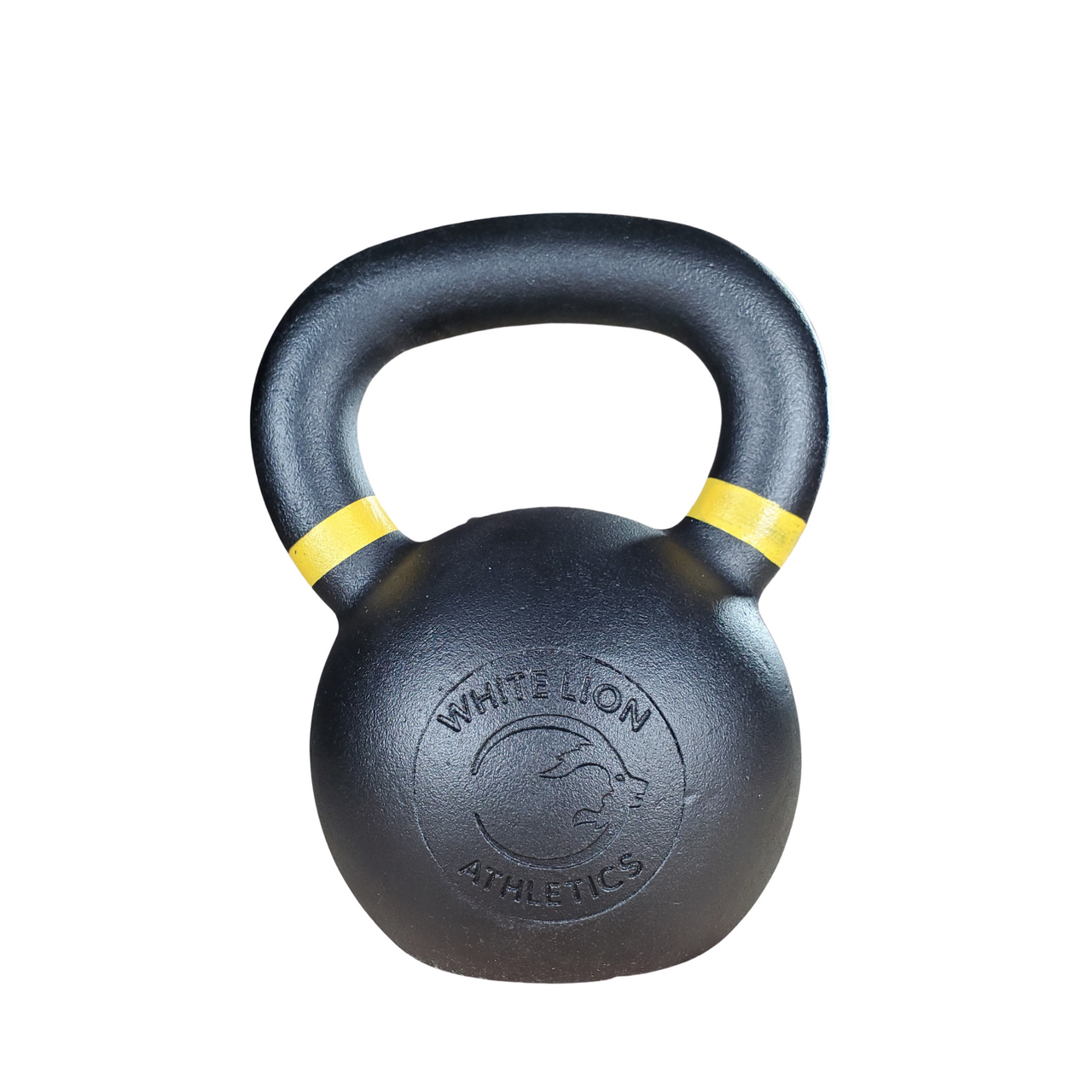 White Lion Powder Coated-Cast Iron-Color Ring Coded Kettlebell