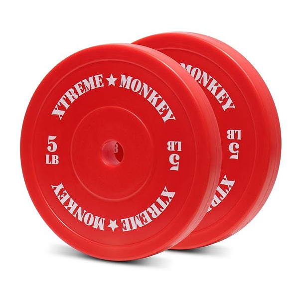 XM Fitness 5lbs Olympic Technique Plates